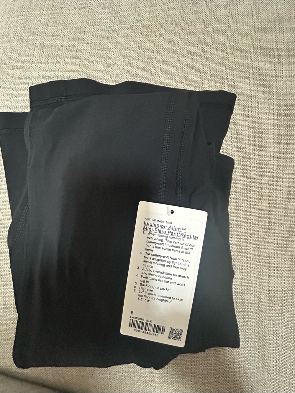 lululemon athletica Align™ Mini-Flare NWT — Black
